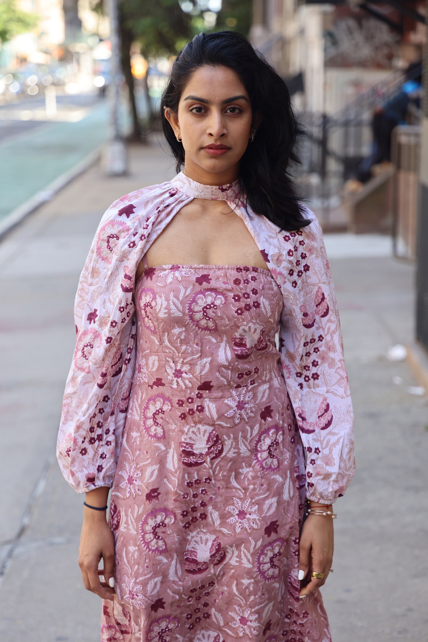 Mallow Cape Dress