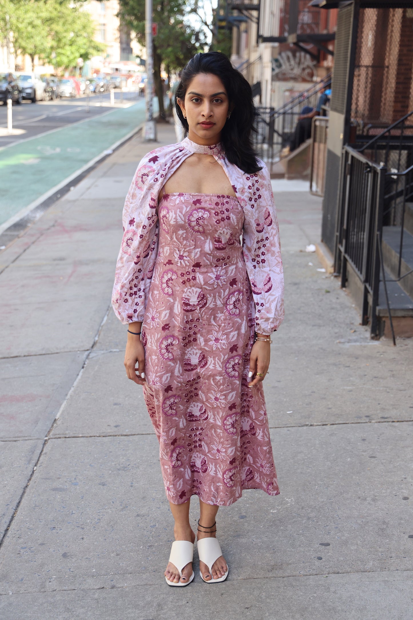 Mallow Cape Dress